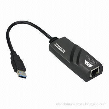 USB 3.0 to Gigabit LAN Adapter, Supports Jumbo Frame